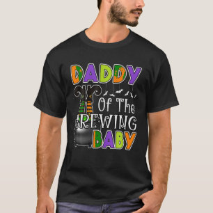 T-shirt Papa de la brasserie Bébé Halloween Baby shower à