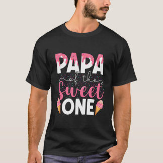 T-shirt Papa de la famille de glace Sweet One Py