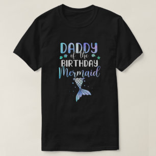 T-shirt Papa De La Famille D'Hommage De La Sirène