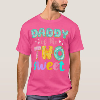 T-shirt Papa de la fête d'anniversaire de la fille de la f