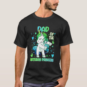 T-shirt Papa de la fête d'anniversaire Princesse Dabbing U
