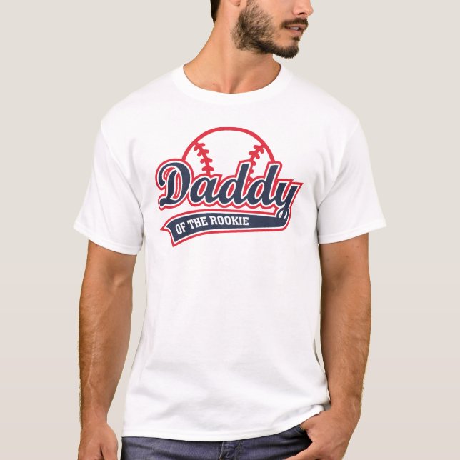 T-shirt Papa de la fête des parents de Rookie (Devant)