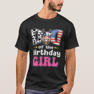 T-shirt Papa de la fêtée d'anniversaire 
