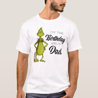 Papa de la fille d'anniversaire Grinch Tableau