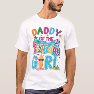 T-shirt Papa de la fille qui fête son anniversaire Fête au