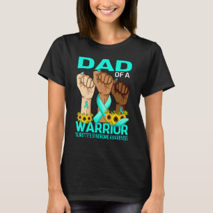 T-shirt Papa de la main d'un guerrier Tourisme de syndrome