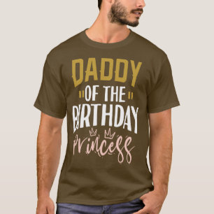 T-shirt Papa De La Princesse Anniversaire
