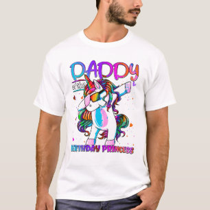T-shirt Papa de la princesse d'anniversaire