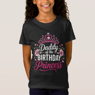 T-Shirt Papa de la princesse d'anniversaire Design Couro