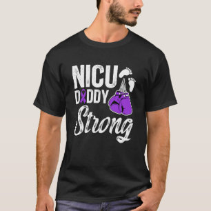 T-shirt Papa de la réanimation néonatale Bébé prématuré mi