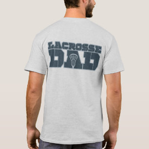 T-shirt Papa de lacrosse