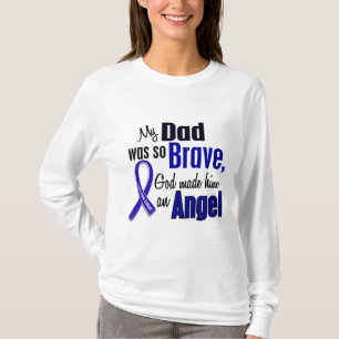 T-shirt Papa de l'ANGE 1 de cancer du colon