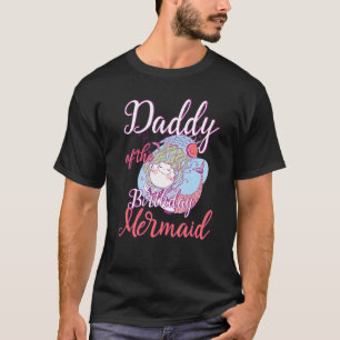 T-shirt Papa de l'anniversaire Fille de femme de ménage Fi