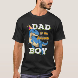 T-shirt Papa De L'Anniversaire Garçon Correspondant Famill