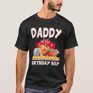T-shirt Papa De L'Anniversaire Garçon Famille Correspondan
