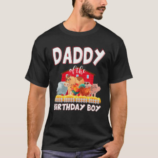 T-shirt Papa De L'Anniversaire Garçon Famille Correspondan
