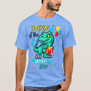 T-shirt Papa De L'Anniversaire Garçon TRex Dinosaur Amour