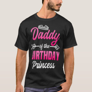 T-shirt Papa de l'anniversaire Princess Party Anniversaire