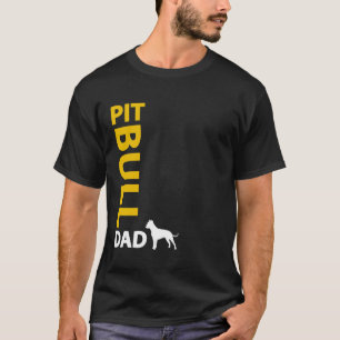 T-shirt Papa de pitbull