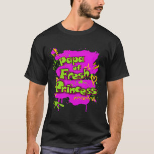 T-shirt Papa De Princesse Graffiti Frais Hip Pop 1Er Py