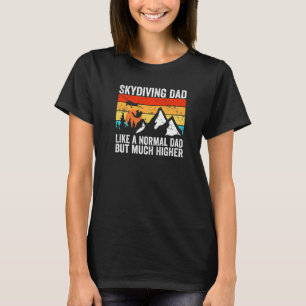T-shirt Papa de skydiving masculin comme un papa normal sk