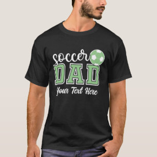 T-shirt Papa de soccer personnalisé