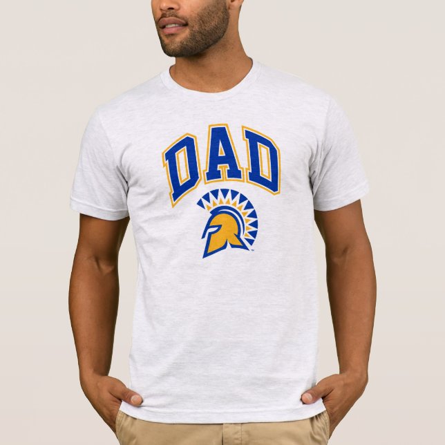 T-shirt Papa de Spartans d'état de San Jose (Devant)