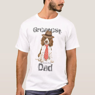 T-shirt Papa de springer anglais