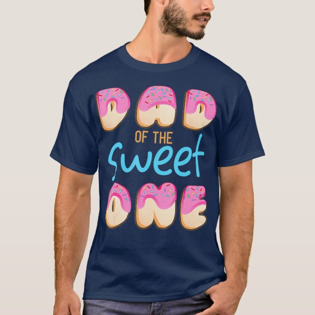 T-shirt Papa de Sweet One premier anniversaire de la fête  (Devant)