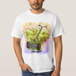 T-shirt papa de tondeuse de pelouse