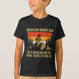 T-shirt Papa de VTT Drôle de Cyclisme Hommes