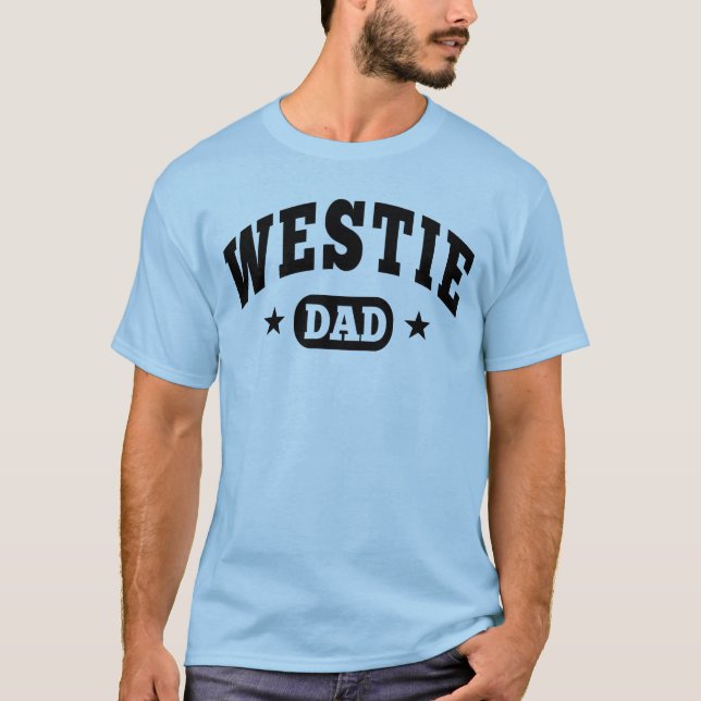 T-shirt Papa de Westie (Devant)