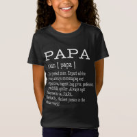 Papa Définition Papi Fête des pères Cadeaux - Homm