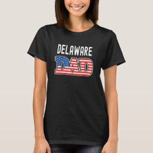 T-shirt Papa Delaware États-Unis États Papa Delaware Drape