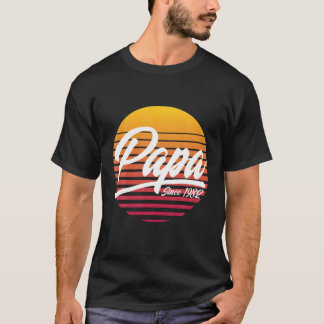 T-shirt Papa Depuis 1982, 39E Anniversaire 39 Ans Comme Pa