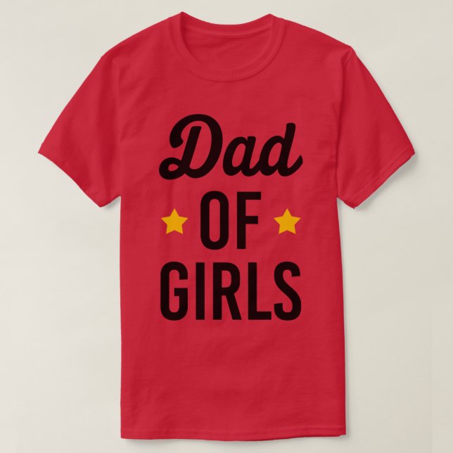 T-shirt Papa des filles (Design devant)
