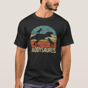 T-shirt Papa Dinosaures Daddysaurus 2 Deux enfants Noël