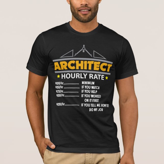 T-shirt Papa drôle de taux horaire de bricoleur (Devant)