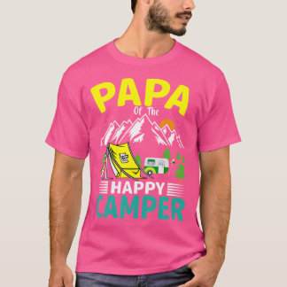 T-shirt Papa Du Camper Papa 1Er Anniversaire Famille Campi