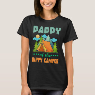 T-shirt Papa du campeur heureux Tapis de camping pour 1er