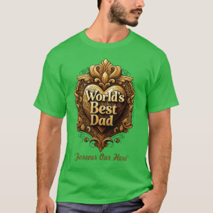 T-shirt "Papa du coeur d'or"