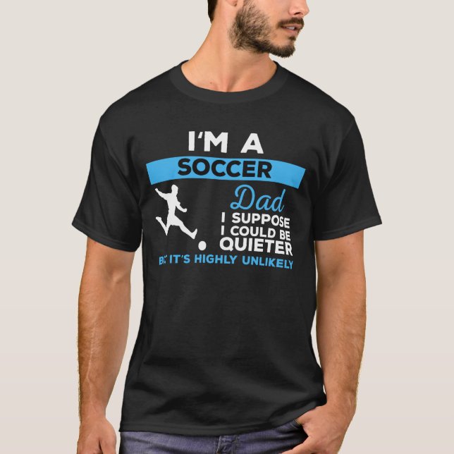 T-shirt Papa du football (Devant)