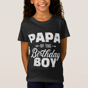 T-Shirt Papa du garçon d'anniversaire assorti famille pour