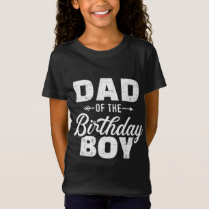 T-Shirt Papa du garçon d'anniversaire jumelant la fête de 