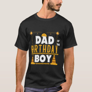 T-shirt Papa du garçon d'anniversaire Travaux de c