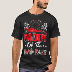 T-shirt Papa du garçon de 2 ans qui fête son anniversaire