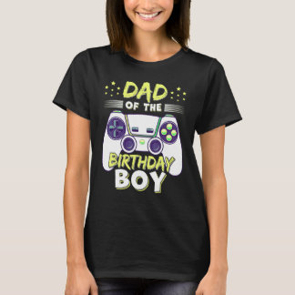 T-shirt Papa du garçon de la fête familiale joueur maman j