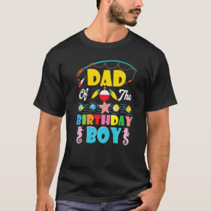 T-shirt Papa du garçon fêté O Fish Ally un anniversaire O