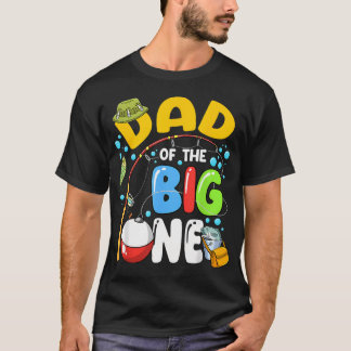 T-shirt Papa du Grand Un Pêche Anniversaire Garçon Famille