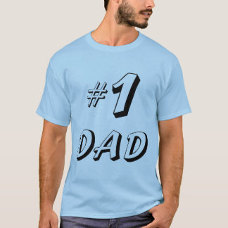 T-shirt Papa du numéro 1